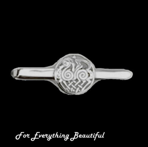 Image 0 of Sleipnir Horse Norse Design Mens Sterling Silver Tie Bar