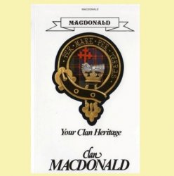 MacDonald Your Clan Heritage MacDonald Clan Paperback Book Alan McNie