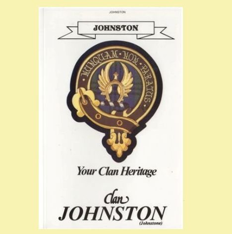 Image 0 of Johnston Your Clan Heritage Johnston Clan Paperback Book Alan McNie