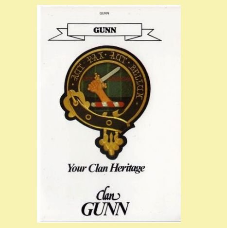 Image 0 of Gunn Your Clan Heritage Gunn Clan Paperback Book Alan McNie