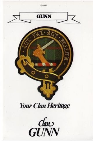 Image 1 of Gunn Your Clan Heritage Gunn Clan Paperback Book Alan McNie