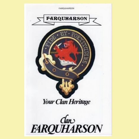 Image 0 of Farquharson Your Clan Heritage Farquharson Clan Paperback Book Alan McNie