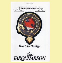 Farquharson Your Clan Heritage Farquharson Clan Paperback Book Alan McNie