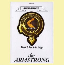 Armstrong Your Clan Heritage Armstrong Clan Paperback Book Alan McNie