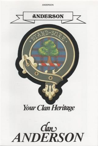 Image 1 of Anderson Your Clan Heritage Anderson Clan Paperback Book Alan McNie