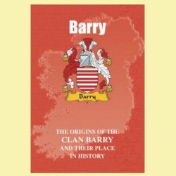 Barry Coat Of Arms History Irish Family Name Origins Mini Book