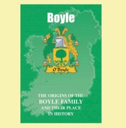 Boyle Coat Of Arms History Irish Family Name Origins Mini Book