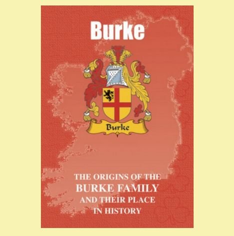 Image 0 of Burke Coat Of Arms History Irish Family Name Origins Mini Book 