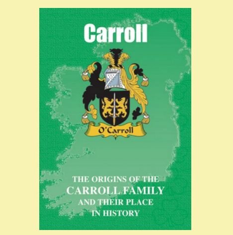 Image 0 of Carroll Coat Of Arms History Irish Family Name Origins Mini Book 
