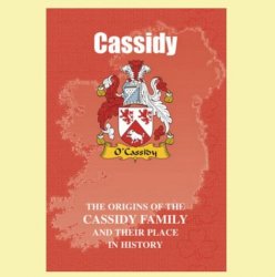 Cassidy Coat Of Arms History Irish Family Name Origins Mini Book 
