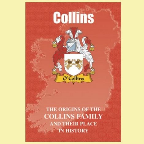 Image 0 of Collins Coat Of Arms History Irish Family Name Origins Mini Book 