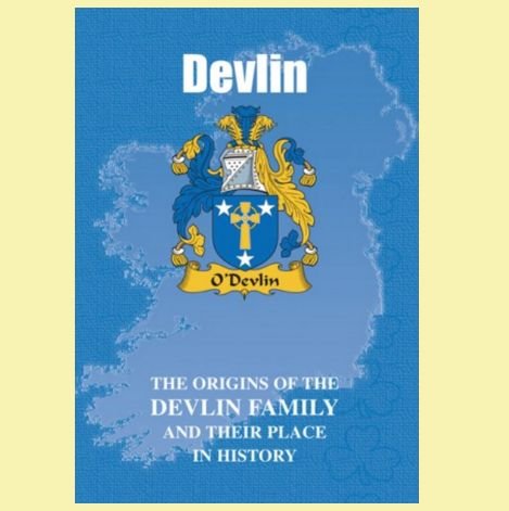 Image 0 of Devlin Coat Of Arms History Irish Family Name Origins Mini Book 