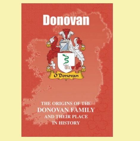 Image 0 of Donovan Coat Of Arms History Irish Family Name Origins Mini Book 