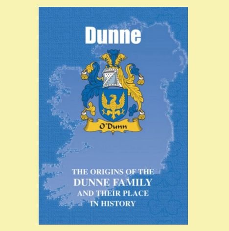Image 0 of Dunne Coat Of Arms History Irish Family Name Origins Mini Book 