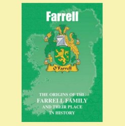 Farrell Coat Of Arms History Irish Family Name Origins Mini Book 