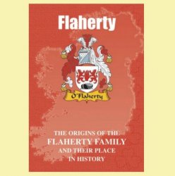 Flaherty Coat Of Arms History Irish Family Name Origins Mini Book 