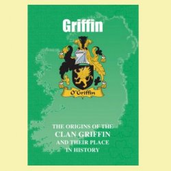Griffin Coat Of Arms History Irish Family Name Origins Mini Book 