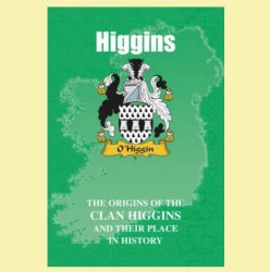 Higgins Coat Of Arms History Irish Family Name Origins Mini Book 