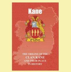 Kane Coat Of Arms History Irish Family Name Origins Mini Book 