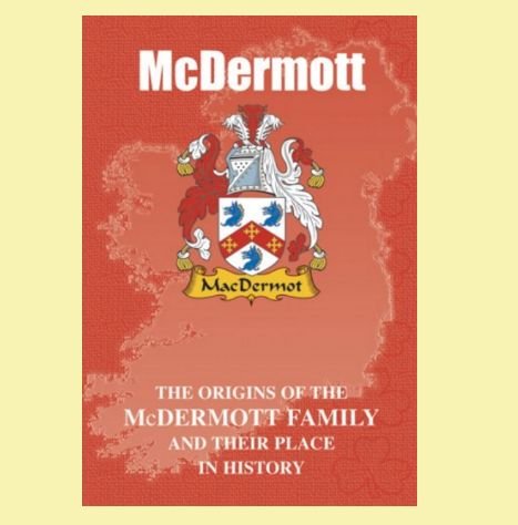 Image 0 of McDermott Coat Of Arms History Irish Family Name Origins Mini Book 