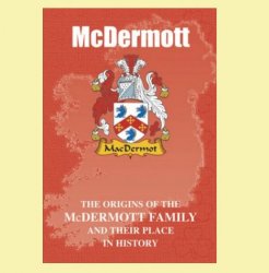 McDermott Coat Of Arms History Irish Family Name Origins Mini Book 