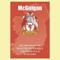 McGuigan Coat Of Arms History Irish Family Name Origins Mini Book 