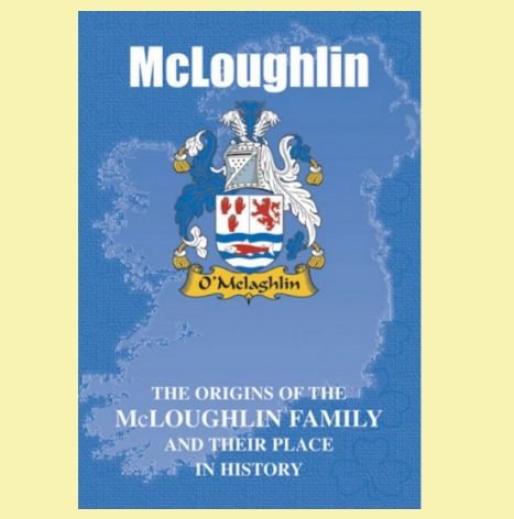 Image 0 of McLoughlin Coat Of Arms History Irish Family Name Origins Mini Book 