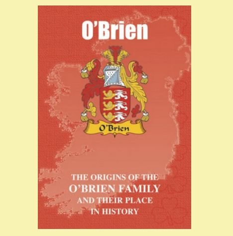 Image 0 of O'Brien Coat Of Arms History Irish Family Name Origins Mini Book 