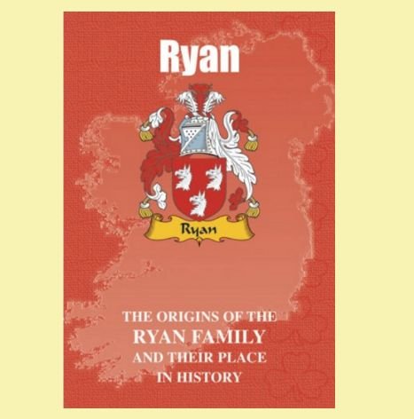 Image 0 of Ryan Coat Of Arms History Irish Family Name Origins Mini Book 