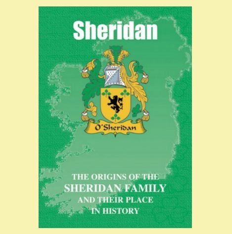 Image 0 of Sheridan Coat Of Arms History Irish Family Name Origins Mini Book 