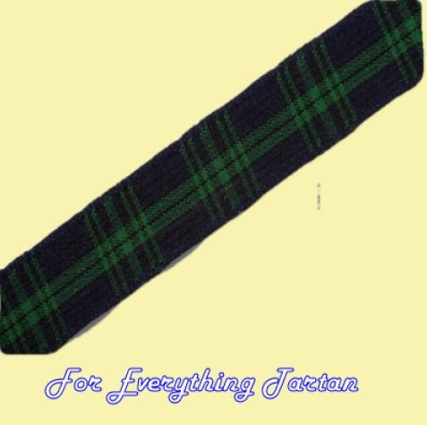 Image 0 of Black Watch Modern Plaid Polyester Fabric Tartan Ribbon 12mm x 50 metres