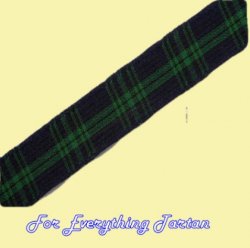 Black Watch Modern Plaid Polyester Fabric Tartan Ribbon 12mm x 50 metres