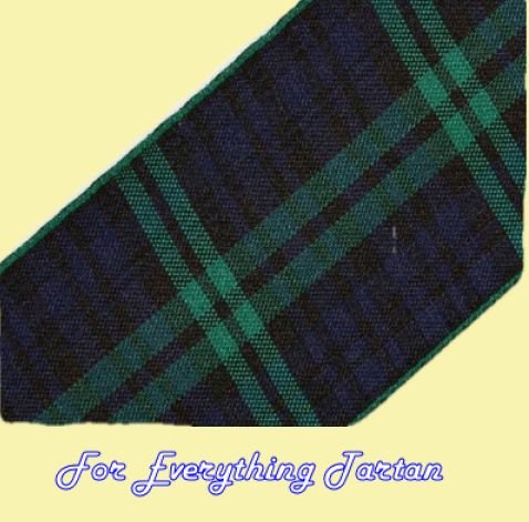 Image 0 of Black Watch Modern Plaid Polyester Fabric Tartan Ribbon 38mm x 50 metres