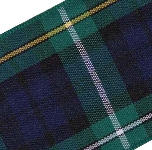 Image 1 of Campbell Of Argyll Modern Plaid Polyester Fabric Tartan Ribbon 40mm x 25 metres