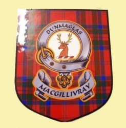 MacGillivray Clan Tartan Clan MacGillivray Badge Shield Decal Sticker 