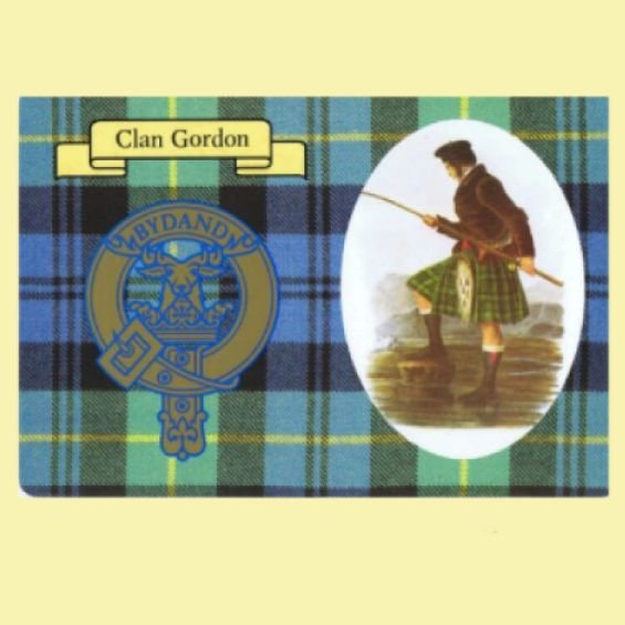 Image 0 of Gordon Clan Crest Tartan History Gordon Clan Badge Postcards Pack of 5