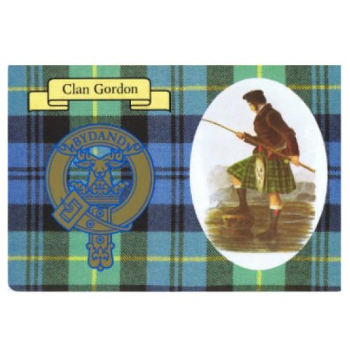 Image 1 of Gordon Clan Crest Tartan History Gordon Clan Badge Postcards Pack of 5