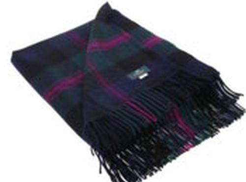Image 1 of Baird Modern Clan Tartan Lambswool Blanket Throw