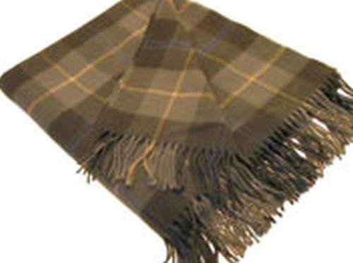 Image 1 of Douglas Weathered Clan Tartan Lambswool Blanket Throw