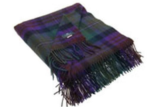 Image 1 of Isle Of Skye Tartan Lambswool Blanket Throw