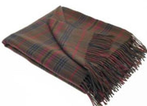 Image 1 of Kennedy Weathered Clan Tartan Lambswool Blanket Throw