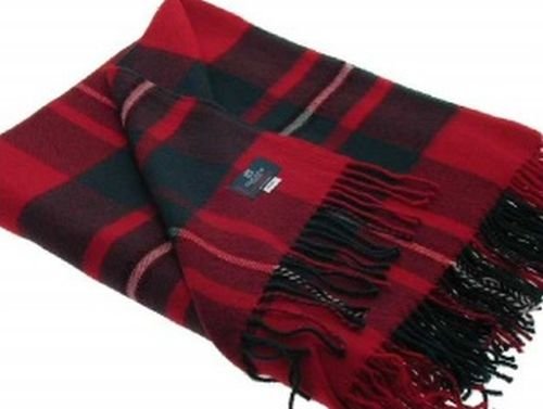 Image 1 of MacGregor Modern Clan Tartan Lambswool Blanket Throw