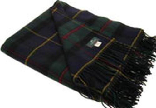 Image 1 of MacLeod Of Harris Modern Clan Tartan Lambswool Blanket Throw