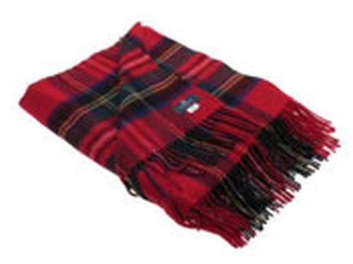 Image 1 of Stewart Royal Modern Clan Tartan Lambswool Blanket Throw