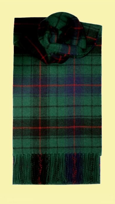 Image 0 of Davidson Modern Clan Tartan Lambswool Unisex Fringed Scarf