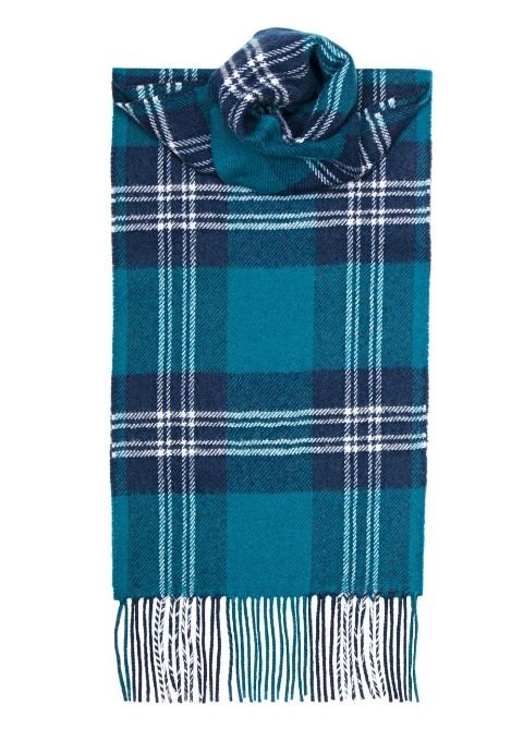 Image 1 of Earl Of St Andrews Tartan Lambswool Unisex Fringed Scarf