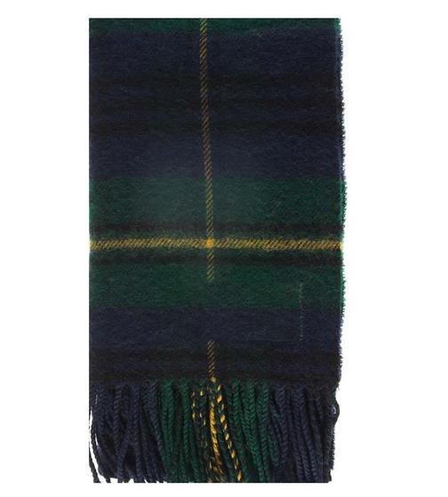 Image 1 of Johnstone Modern Clan Tartan Lambswool Fringed Scarf