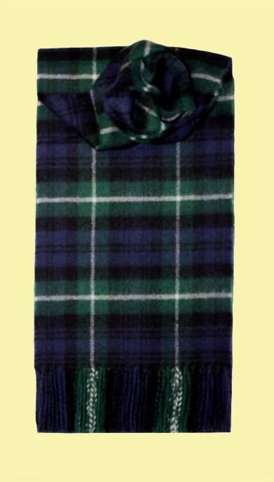 Image 0 of Lamont Modern Clan Tartan Lambswool Unisex Fringed Scarf