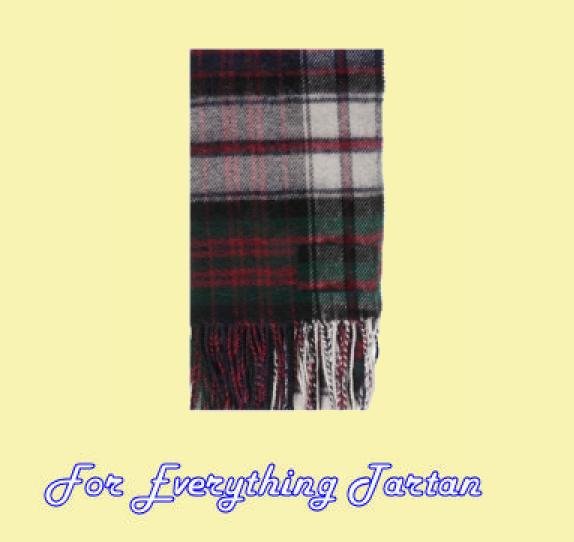 Image 0 of MacDonald Dress Modern Clan Tartan Lambswool Fringed Scarf