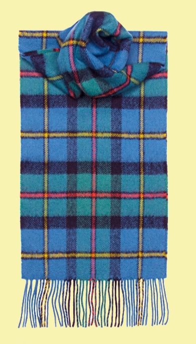 Image 0 of MacLeod Of Harris Ancient Clan Tartan Lambswool Unisex Fringed Scarf